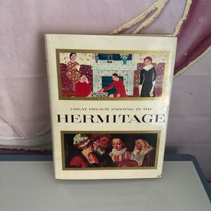 VINTAGE 1958 GREAT FRENCH PAINTINGS IN THE HERMITAGE HARDCOVER BOOK